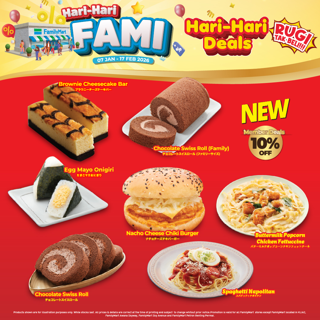 Familymart Promotion - New Delights for Hari-Hari Deals